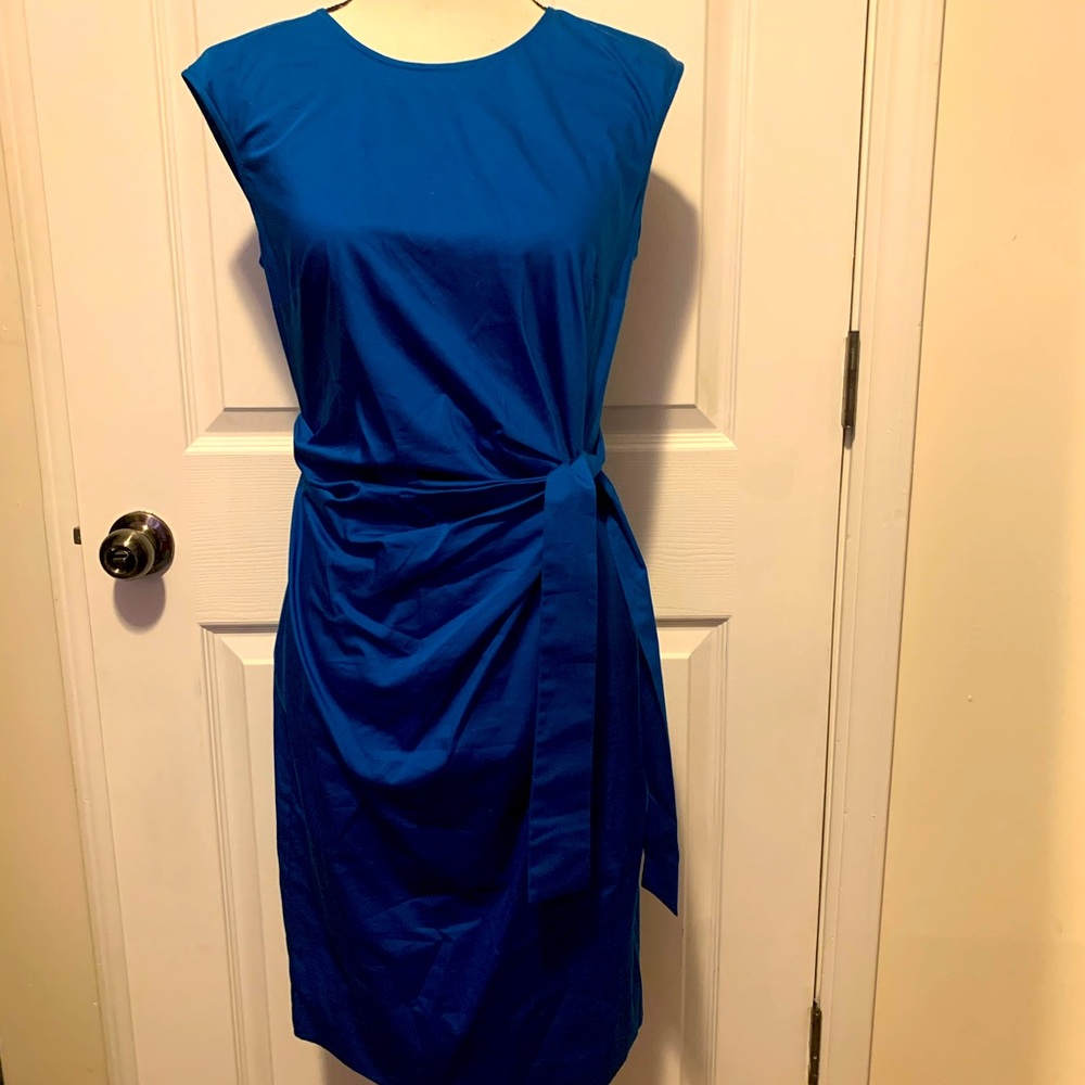 FINAL SALE! NWOT Royal Blue Side tie dress